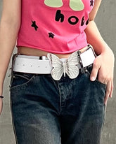 Metallic Butterfly Babe Belt